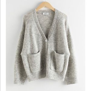 Alpaca Wool Blend Cardigan